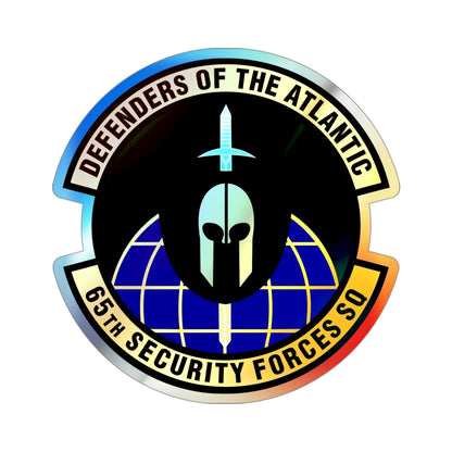 65th Security Forces Squadron (U.S. Air Force) Holographic STICKER Die-Cut Vinyl Decal-3 Inch-The Sticker Space