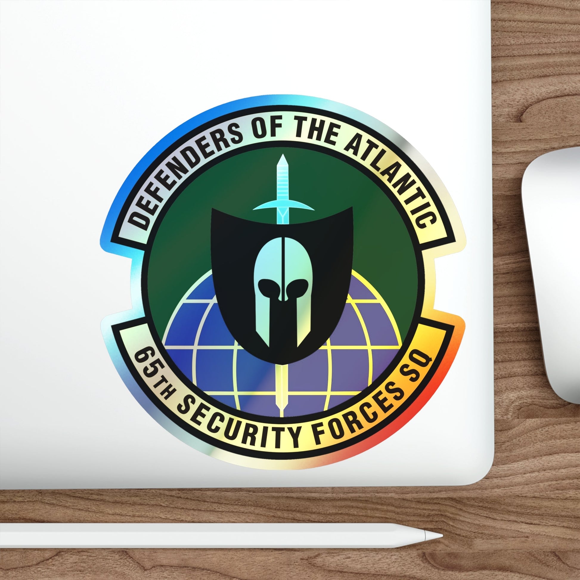 65th Security Forces Squadron (U.S. Air Force) Holographic STICKER Die-Cut Vinyl Decal-The Sticker Space