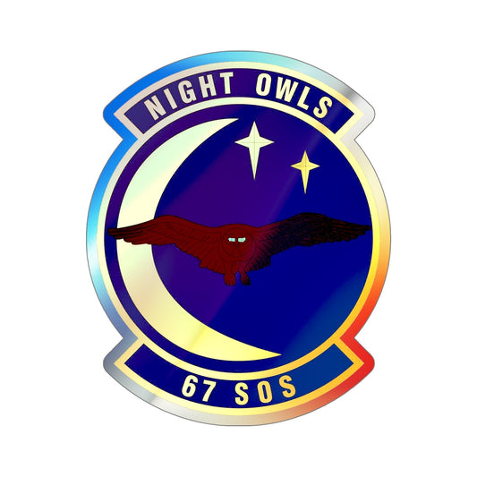 67 Special Operations Squadron AFSOC (U.S. Air Force) Holographic STICKER Die-Cut Vinyl Decal-6 Inch-The Sticker Space