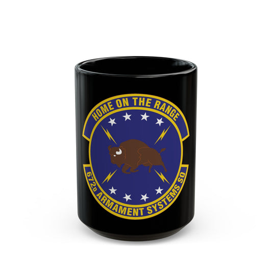 672d Armament Systems Squadron (U.S. Air Force) Black Coffee Mug