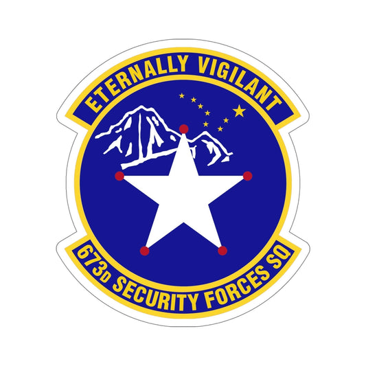673 Security Forces Squadron PACAF (U.S. Air Force) STICKER Vinyl Die-Cut Decal-6 Inch-The Sticker Space