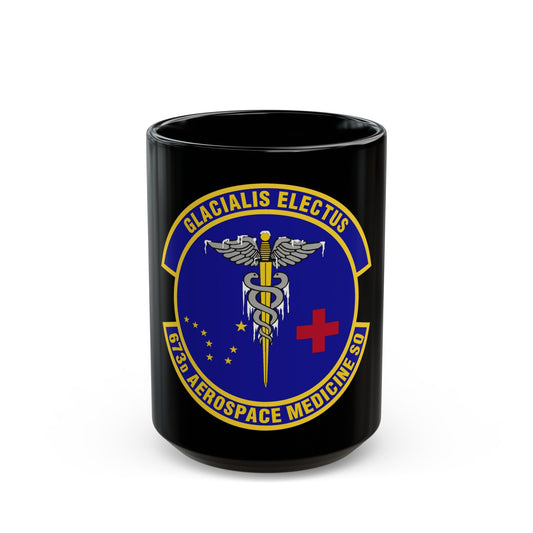 673d Aerospace Medicine Squadron (U.S. Air Force) Black Coffee Mug-15oz-The Sticker Space