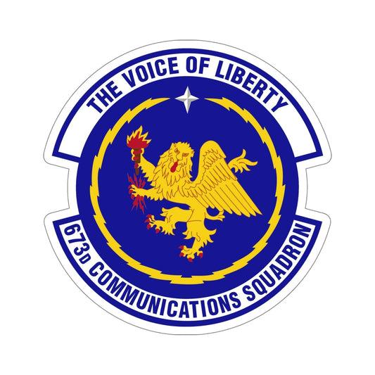 673d Communications Squadron (U.S. Air Force) STICKER Vinyl Die-Cut Decal-6 Inch-The Sticker Space
