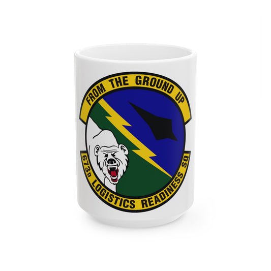 673d Logistics Readiness Squadron (U.S. Air Force) White Coffee Mug-15oz-The Sticker Space