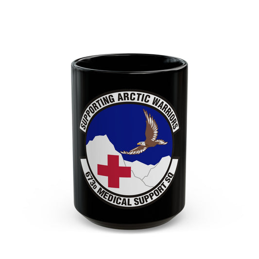 673d Medical Support Squadron (U.S. Air Force) Black Coffee Mug-15oz-The Sticker Space