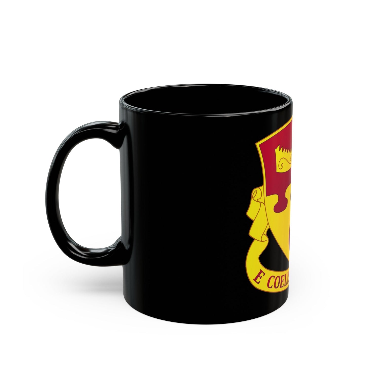 675th Airborne Field Artillery Battalion (U.S. Army) Black Coffee Mug-The Sticker Space