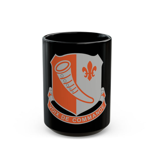 69 Signal Battalion (U.S. Army) Black Coffee Mug-15oz-The Sticker Space