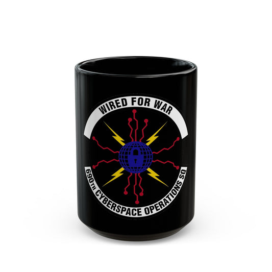 690th Cyberspace Operations (U.S. Air Force) Black Coffee Mug-15oz-The Sticker Space