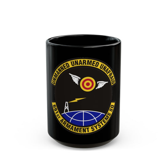 691st Armament Systems Squadron (U.S. Air Force) Black Coffee Mug-15oz-The Sticker Space
