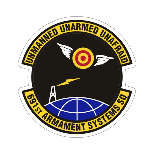 691st Armament Systems Squadron (U.S. Air Force) STICKER Vinyl Die-Cut Decal-6 Inch-The Sticker Space
