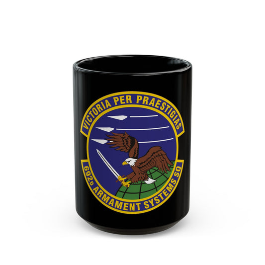 692d Armament Systems Squadron (U.S. Air Force) Black Coffee Mug-15oz-The Sticker Space