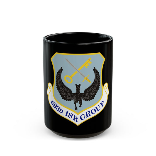 693 Intelligence Surveillance and Reconnaissance Group ACC (U.S. Air Force) Black Coffee Mug-15oz-The Sticker Space