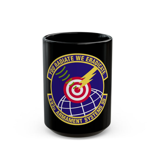 693d Armament Systems Squadron (U.S. Air Force) Black Coffee Mug-15oz-The Sticker Space