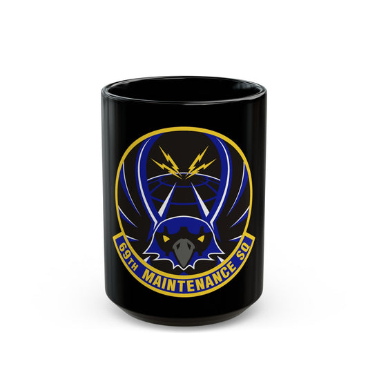 69th Maintenance Squadron (U.S. Air Force) Black Coffee Mug-15oz-The Sticker Space
