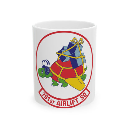 701st Airlift Squadron (U.S. Air Force) White Coffee Mug-11oz-The Sticker Space