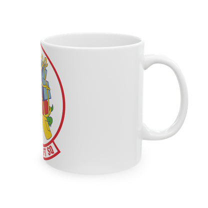 701st Airlift Squadron (U.S. Air Force) White Coffee Mug-The Sticker Space