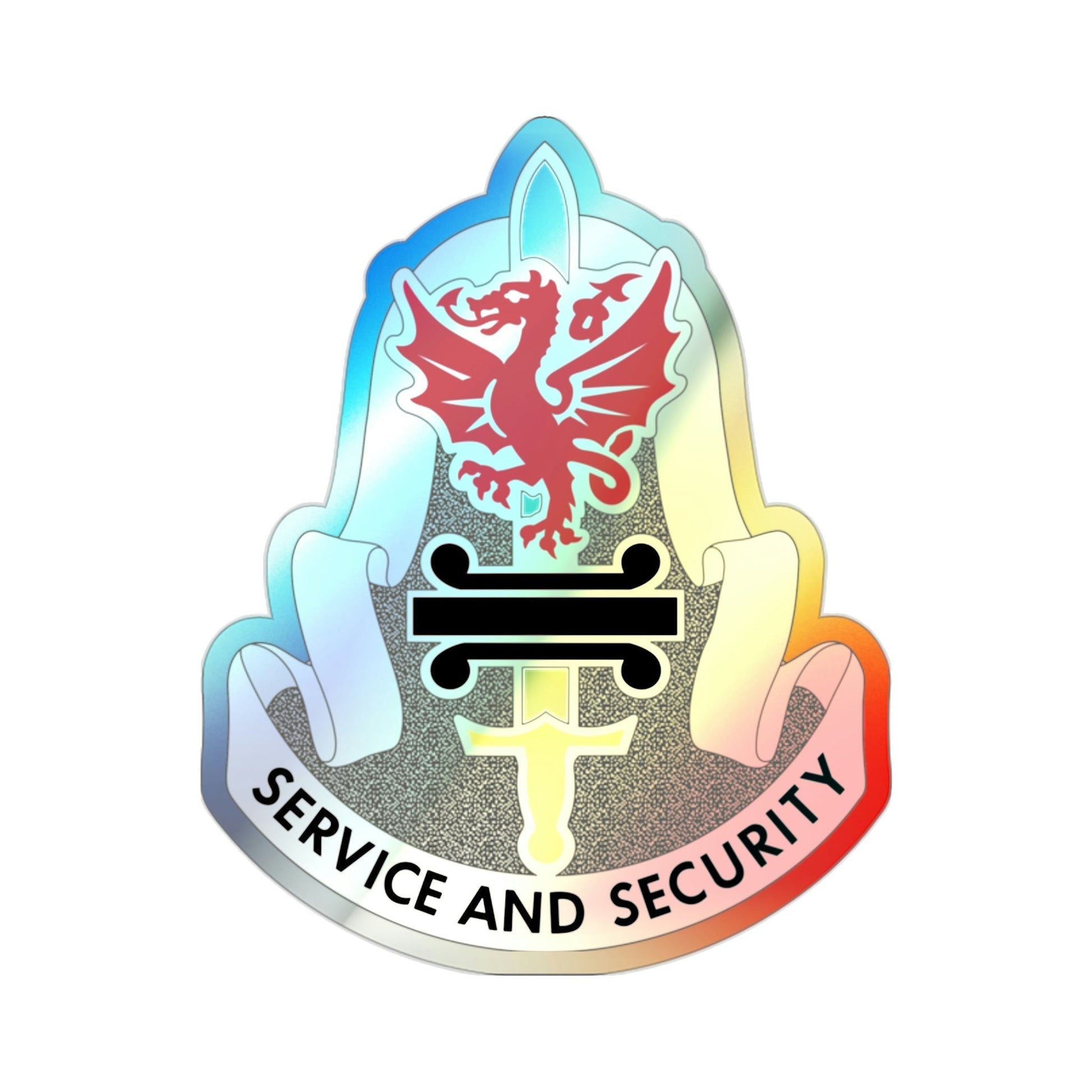 716 Military Intelligence Battalion (U.S. Army) Holographic STICKER Die-Cut Vinyl Decal-2 Inch-The Sticker Space