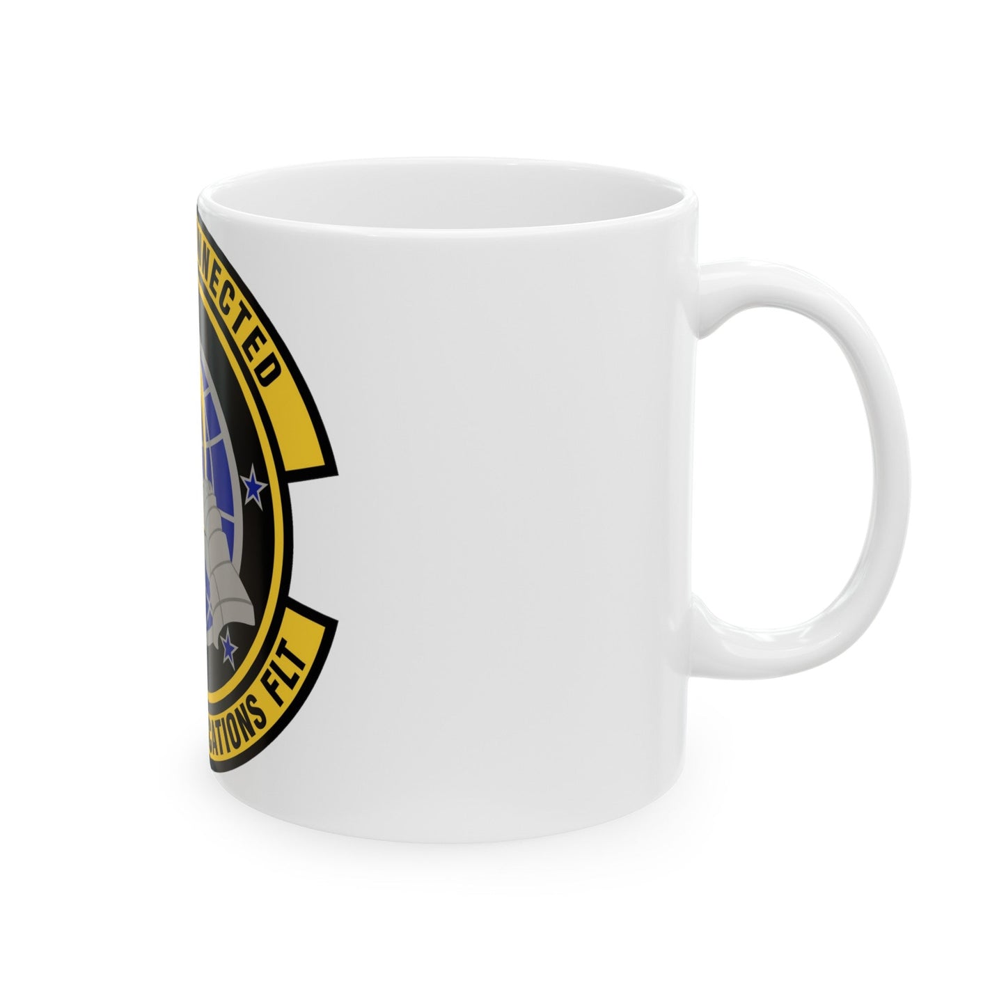 716th Communications Flight (U.S. Air Force) White Coffee Mug-The Sticker Space