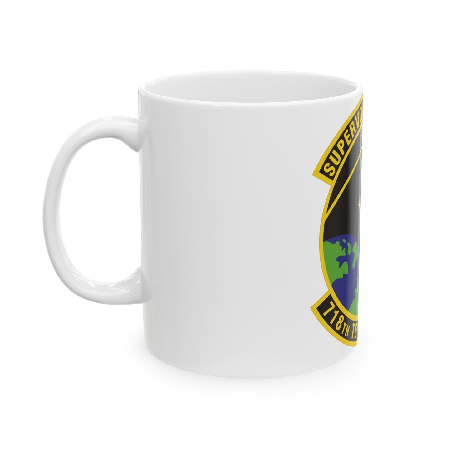 718th Test Squadron (U.S. Air Force) White Coffee Mug-The Sticker Space