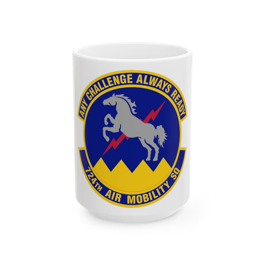 724 Air Mobility Sq AMC (U.S. Air Force) White Coffee Mug-15oz-The Sticker Space