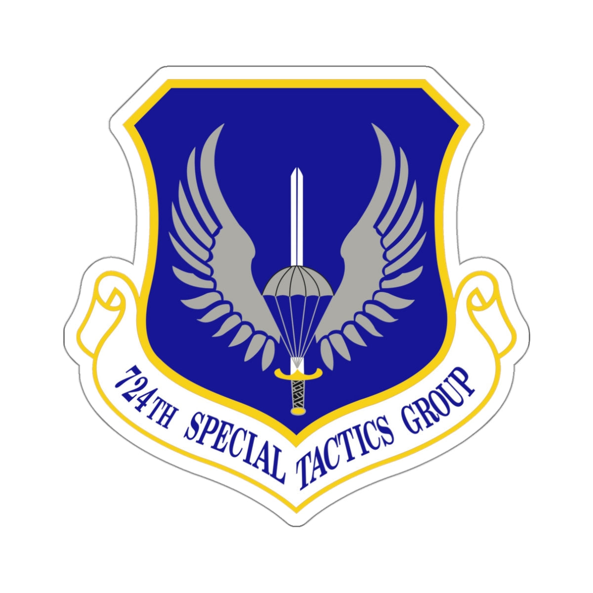 724 Special Tactics Group AFSOC (U.S. Air Force) STICKER Vinyl Die-Cut Decal-White-The Sticker Space