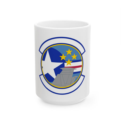 727 Air Mobility Squadron AMC (U.S. Air Force) White Coffee Mug-15oz-The Sticker Space