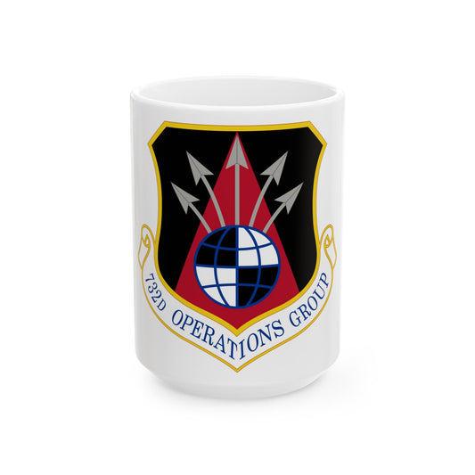 732 Operations Group AETC (U.S. Air Force) White Coffee Mug-15oz-The Sticker Space