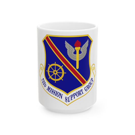 733d Mission Support Group (U.S. Air Force) White Coffee Mug-15oz-The Sticker Space