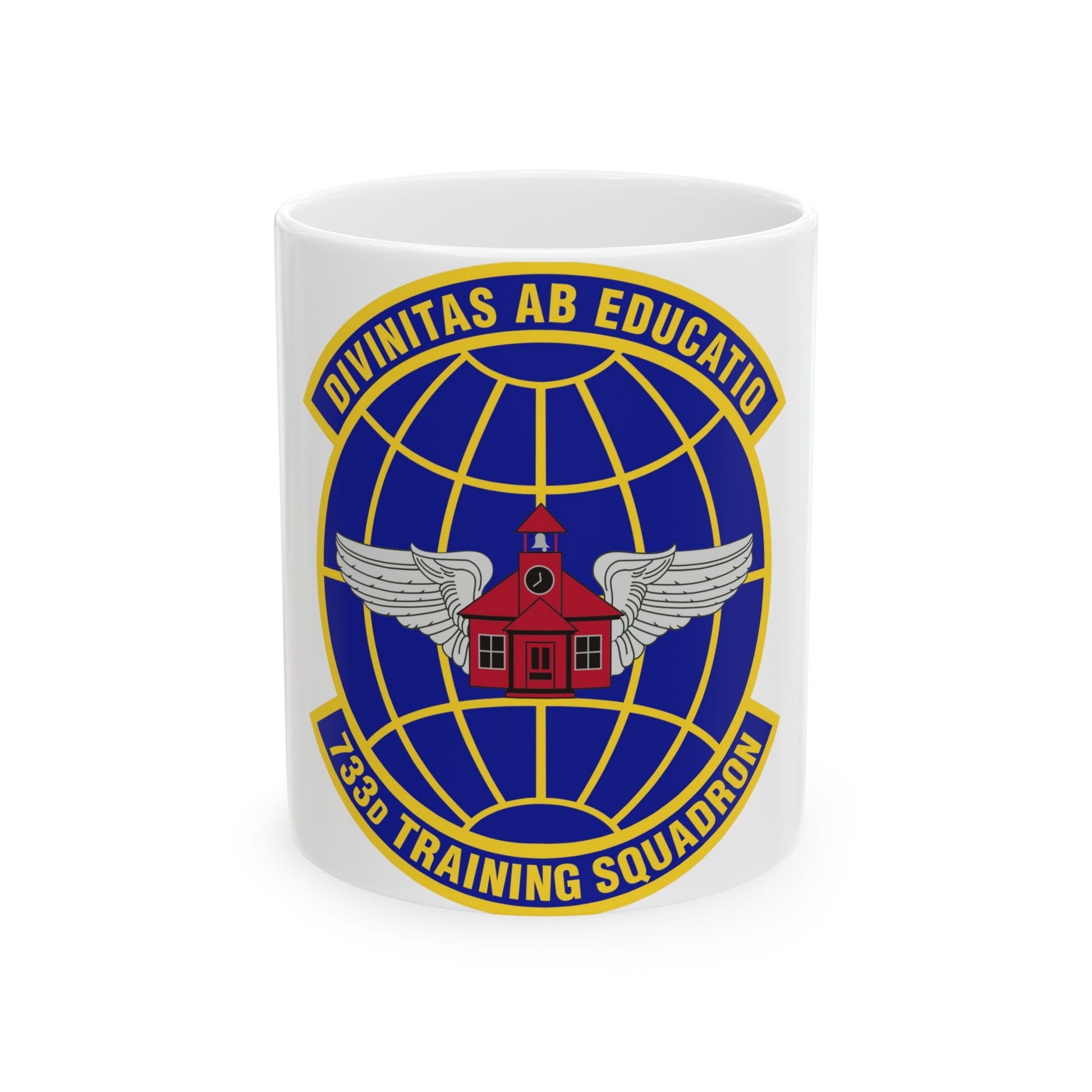 733d Training Squadron (U.S. Air Force) White Coffee Mug-11oz-The Sticker Space
