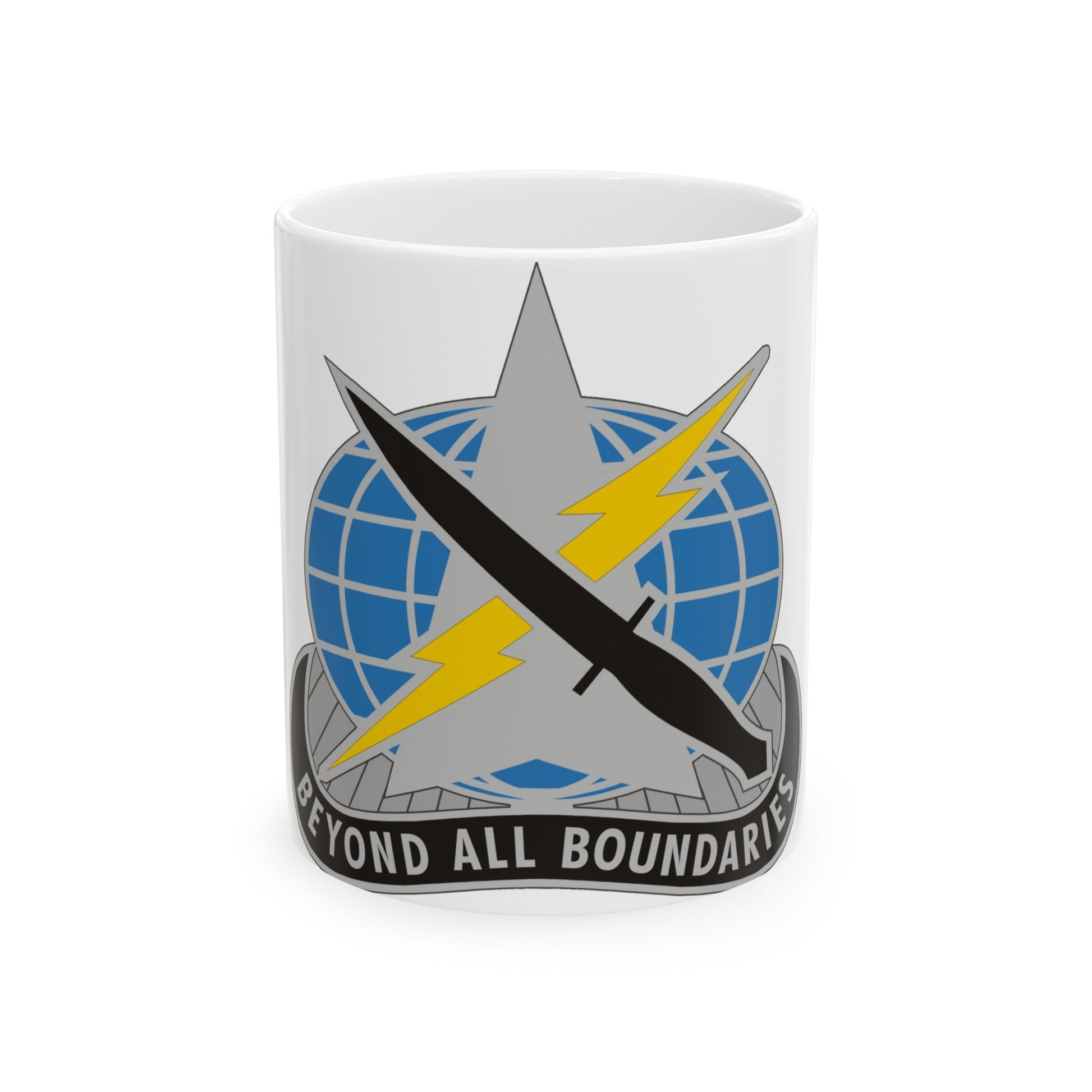 743 Military Intelligence Battalion (U.S. Army) White Coffee Mug-11oz-The Sticker Space