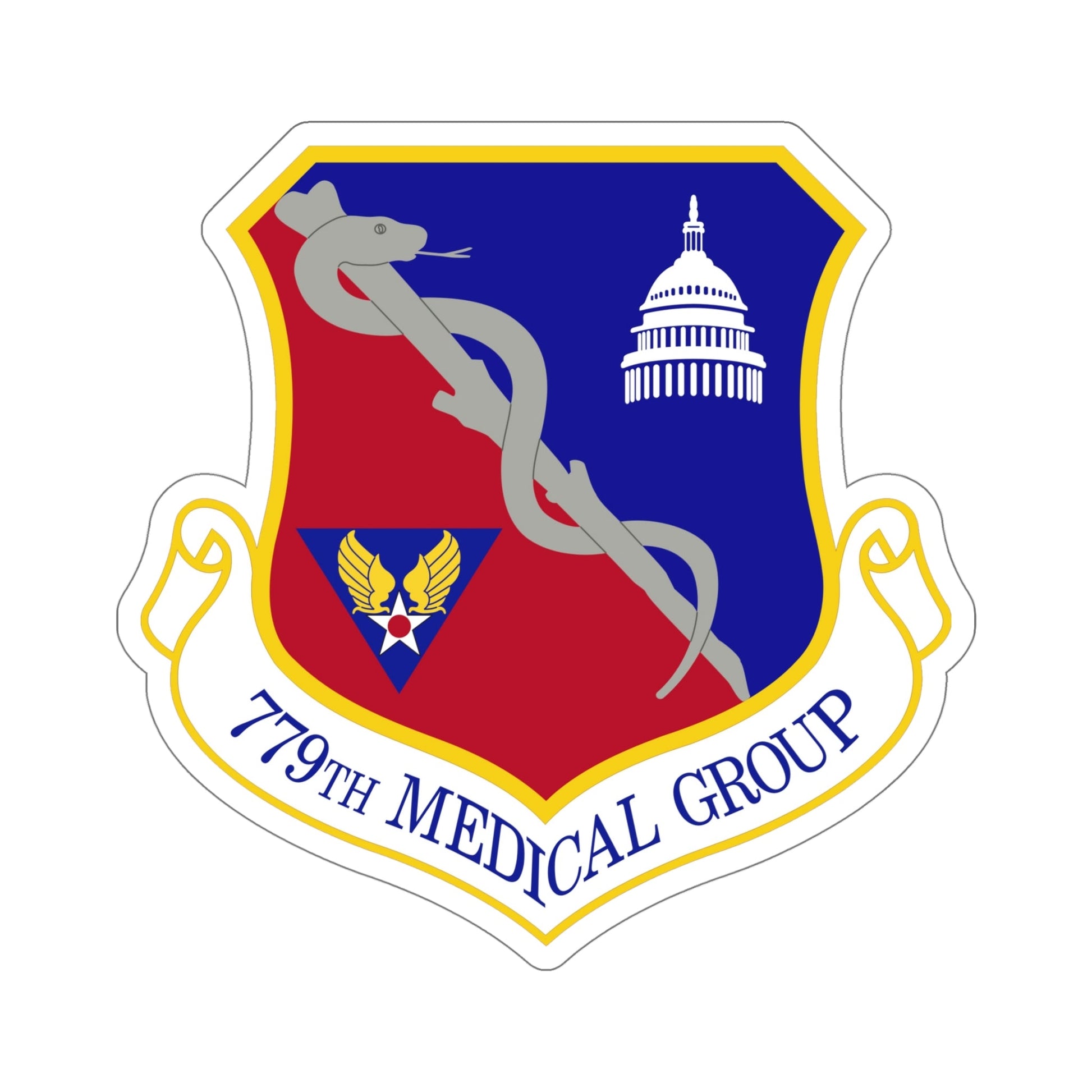 779th Medical Group (U.S. Air Force) STICKER Vinyl Die-Cut Decal-6 Inch-The Sticker Space