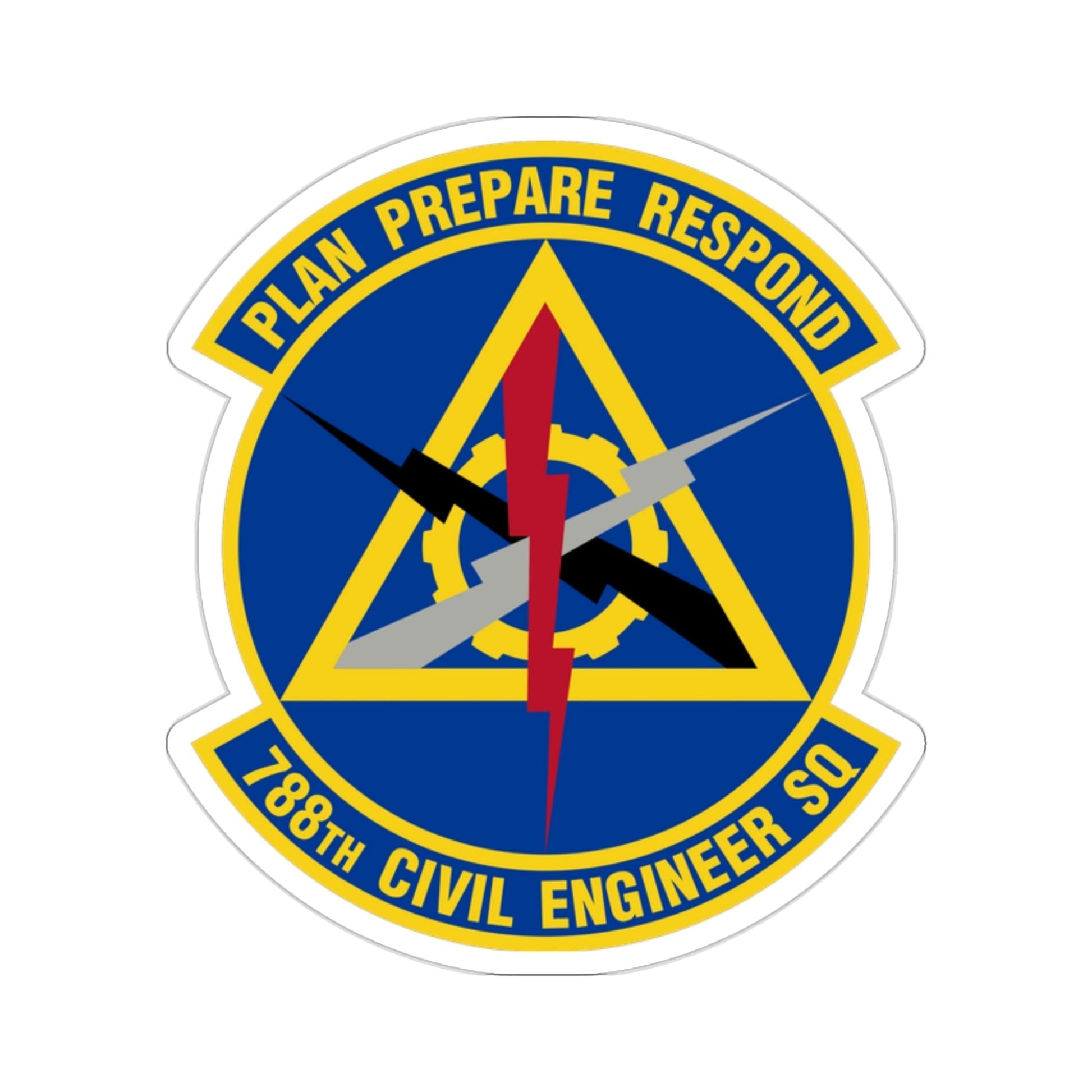 788 Civil Engineer Squadron AFMC (U.S. Air Force) STICKER Vinyl Die-Cut Decal-2 Inch-The Sticker Space