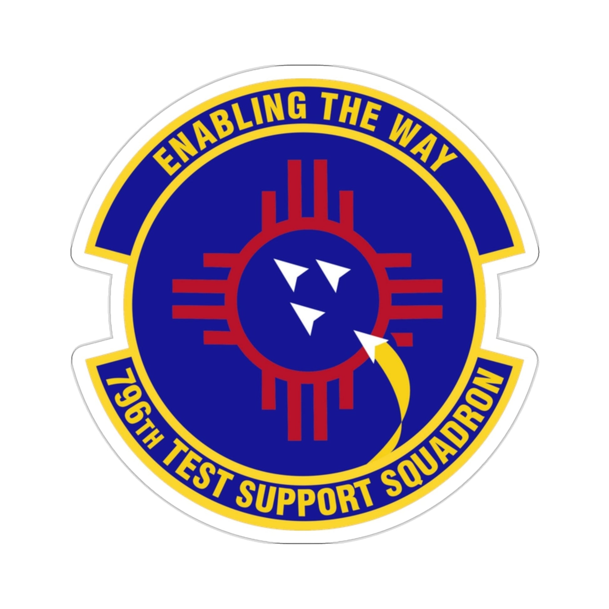 796th Test Support Squadron (U.S. Air Force) STICKER Vinyl Die-Cut Decal-2 Inch-The Sticker Space
