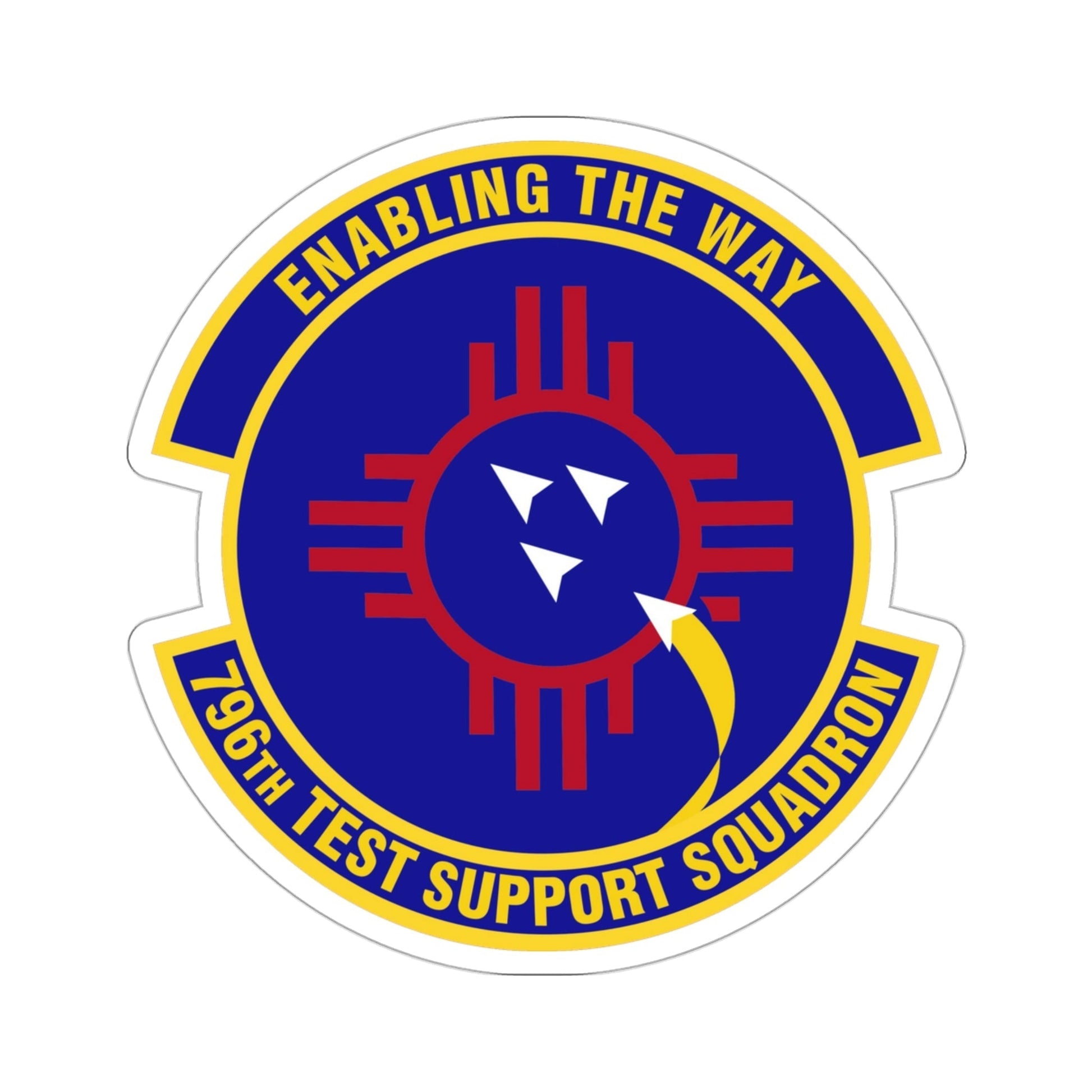 796th Test Support Squadron (U.S. Air Force) STICKER Vinyl Die-Cut Decal-3 Inch-The Sticker Space