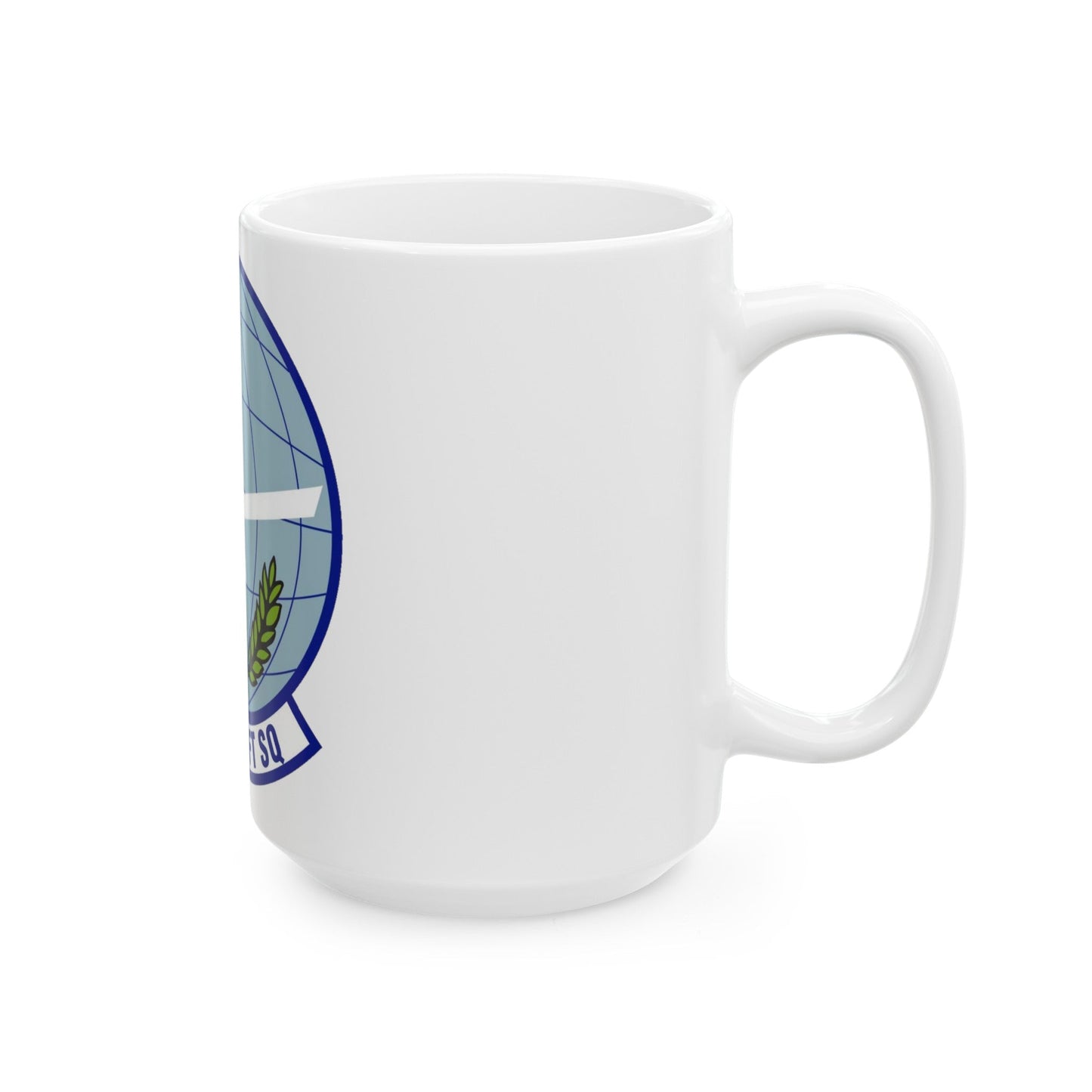 7th Airlift Squadron (U.S. Air Force) White Coffee Mug-The Sticker Space