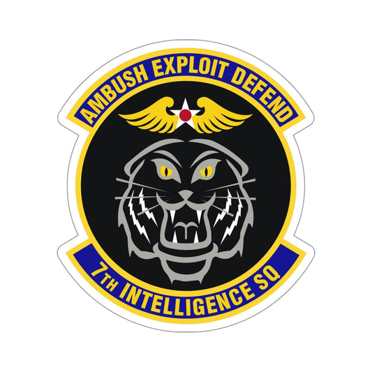 7th Intelligence Squadron (U.S. Air Force) STICKER Vinyl Die-Cut Decal-6 Inch-The Sticker Space