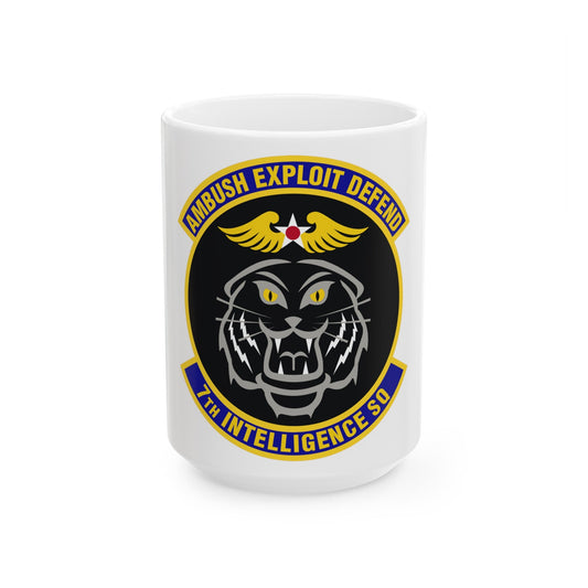 7th Intelligence Squadron (U.S. Air Force) White Coffee Mug-15oz-The Sticker Space