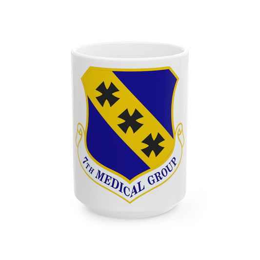 7th Medical Group (U.S. Air Force) White Coffee Mug-15oz-The Sticker Space