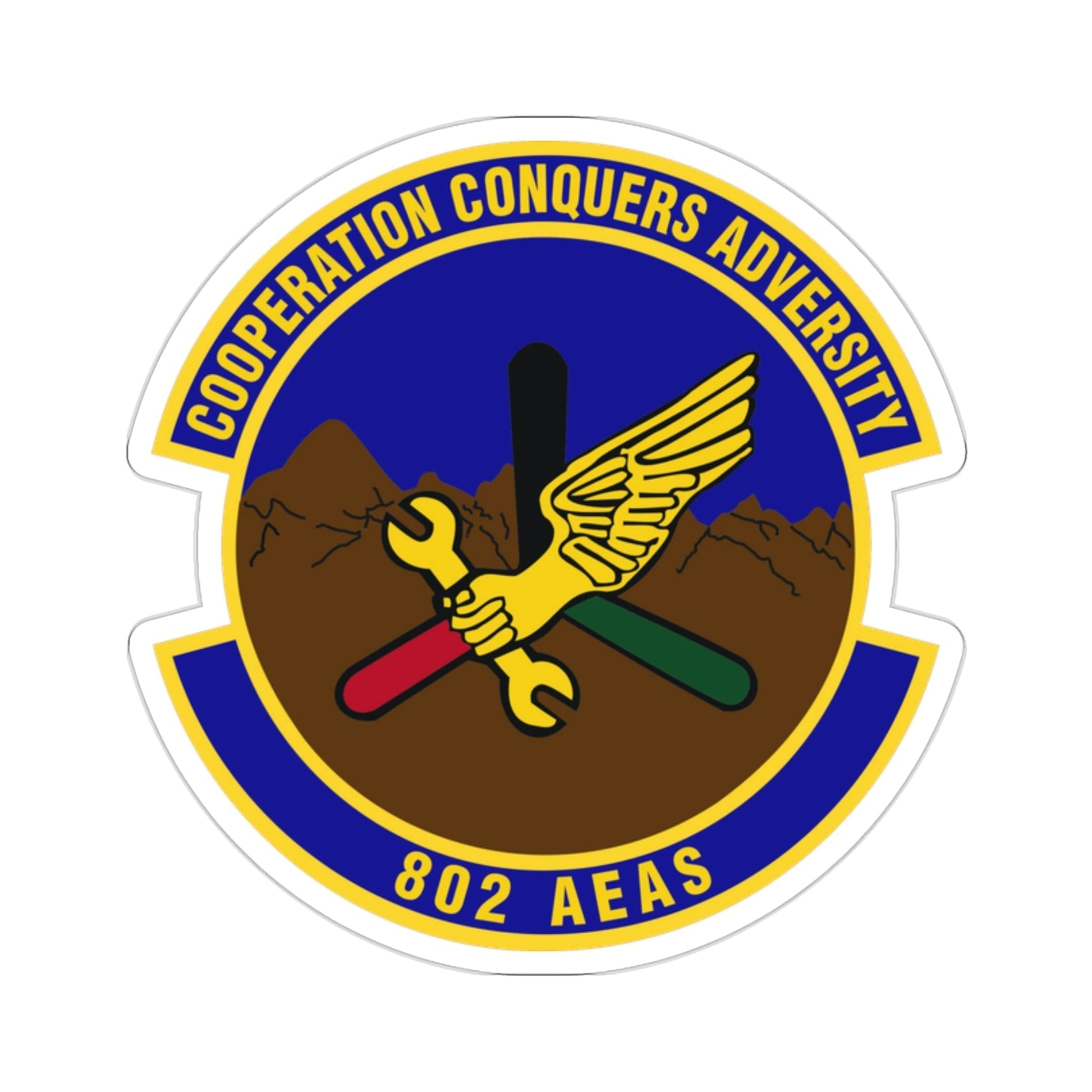 802d Air Expeditionary Advisory Squadron (U.S. Air Force) STICKER Vinyl Die-Cut Decal-2 Inch-The Sticker Space
