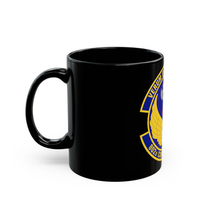 802d Comptroller Squadron (U.S. Air Force) Black Coffee Mug-The Sticker Space