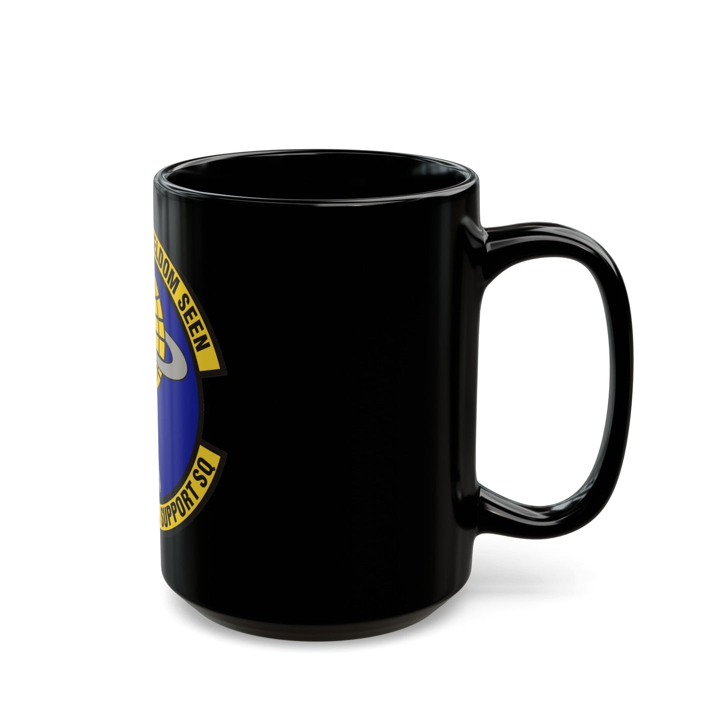 802d Operations Support Squadron (U.S. Air Force) Black Coffee Mug-The Sticker Space