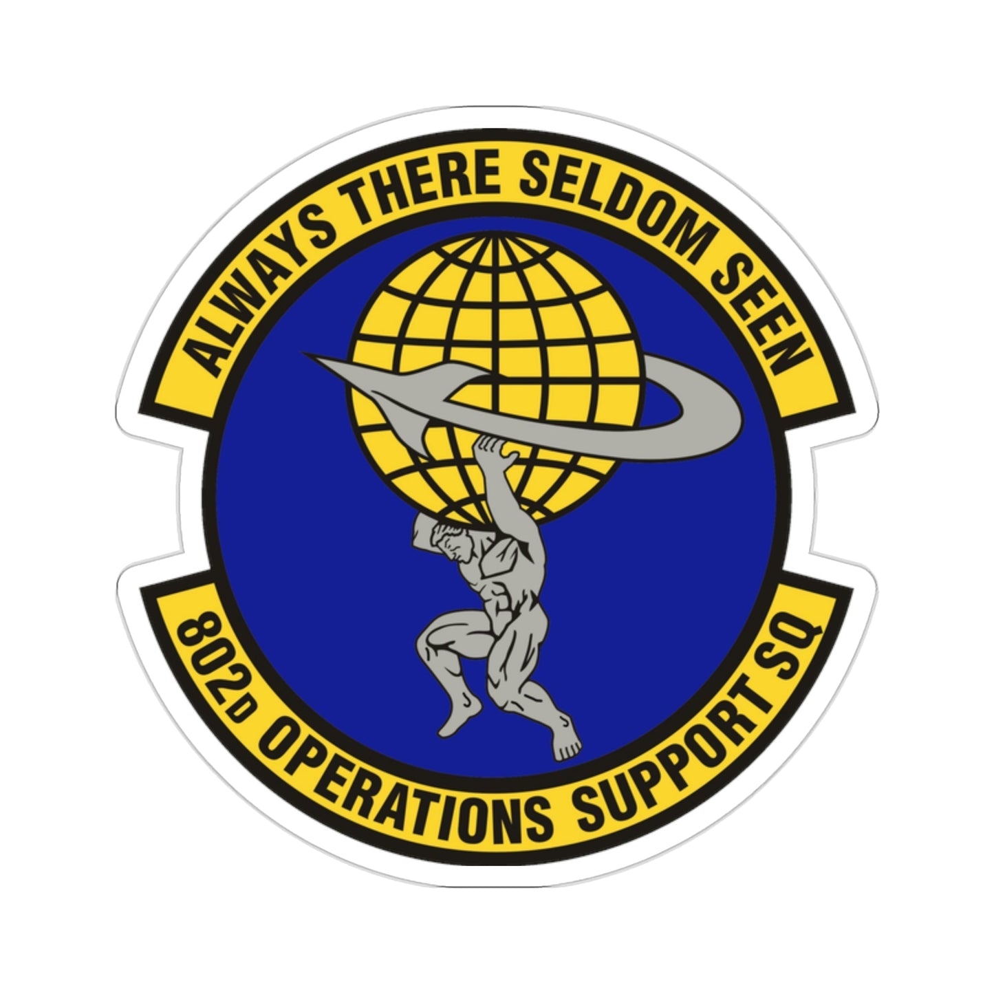 802d Operations Support Squadron (U.S. Air Force) STICKER Vinyl Die-Cut Decal-2 Inch-The Sticker Space