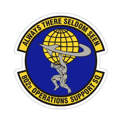 802d Operations Support Squadron (U.S. Air Force) STICKER Vinyl Die-Cut Decal-3 Inch-The Sticker Space
