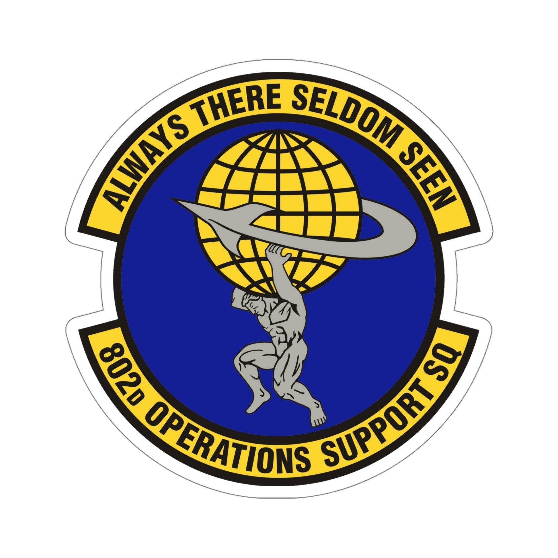 802d Operations Support Squadron (U.S. Air Force) STICKER Vinyl Die-Cut Decal-5 Inch-The Sticker Space