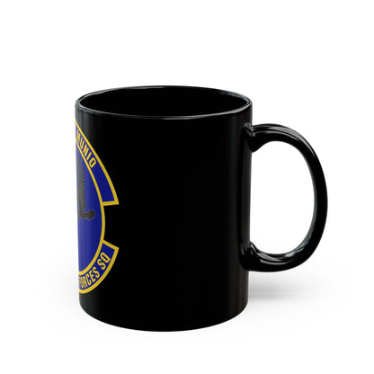 802d Security Forces Squadron (U.S. Air Force) Black Coffee Mug-The Sticker Space