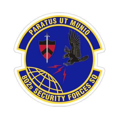 802d Security Forces Squadron (U.S. Air Force) STICKER Vinyl Die-Cut Decal-2 Inch-The Sticker Space