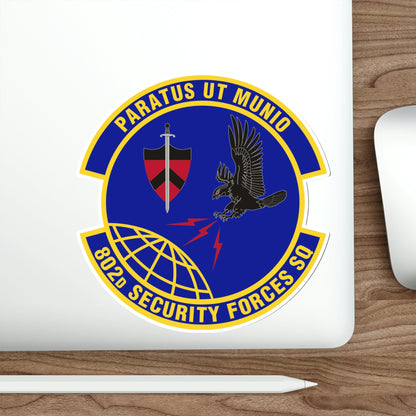802d Security Forces Squadron (U.S. Air Force) STICKER Vinyl Die-Cut Decal-The Sticker Space