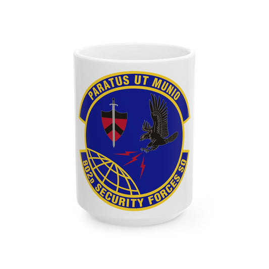 802d Security Forces Squadron (U.S. Air Force) White Coffee Mug-15oz-The Sticker Space