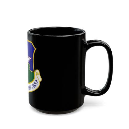 802nd Mission Support Group (U.S. Air Force) Black Coffee Mug-The Sticker Space