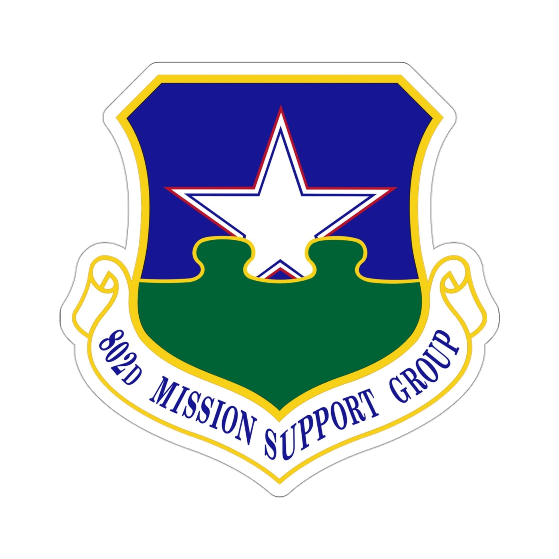 802nd Mission Support Group (U.S. Air Force) STICKER Vinyl Die-Cut Decal-3 Inch-The Sticker Space